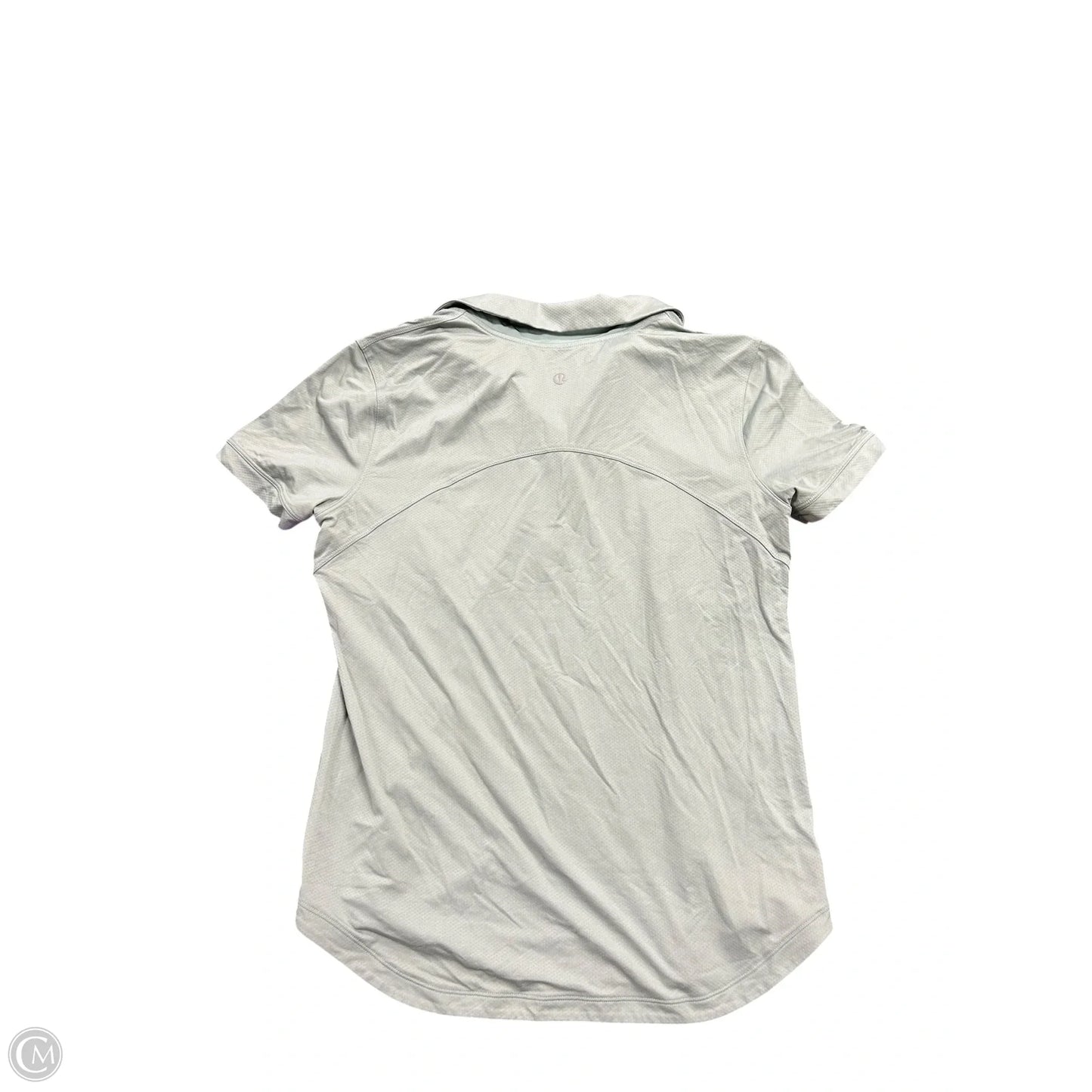 Athletic Top Short Sleeve By Lululemon In Green, Size: S