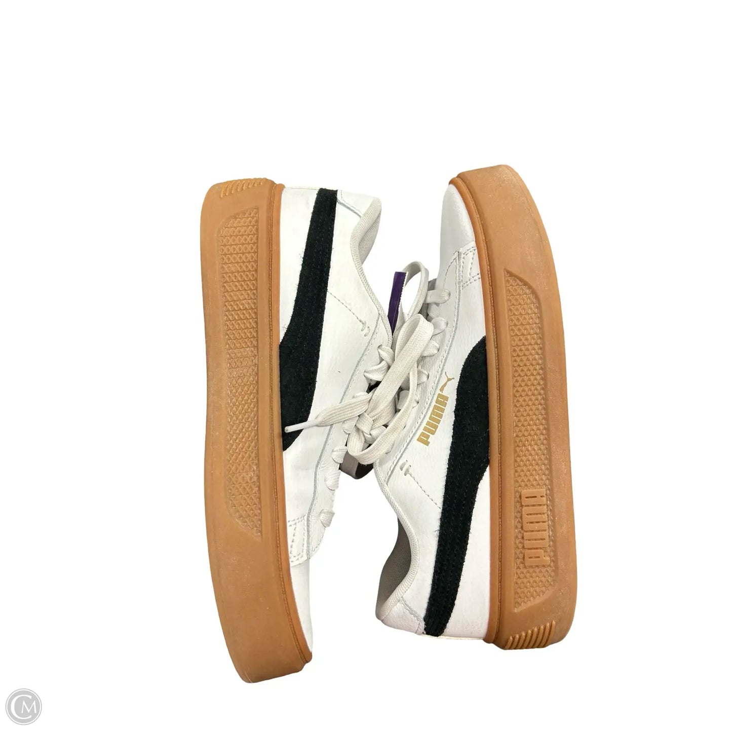 Shoes Sneakers By Puma In Black & White, Size: 7.5