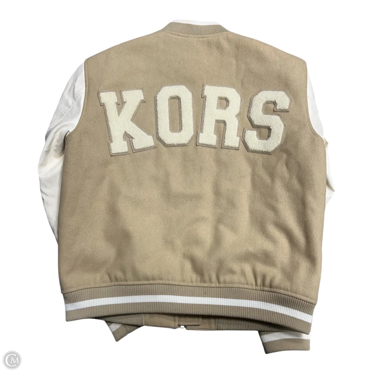 Jacket Other By Michael By Michael Kors In Cream & Tan, Size: Xs