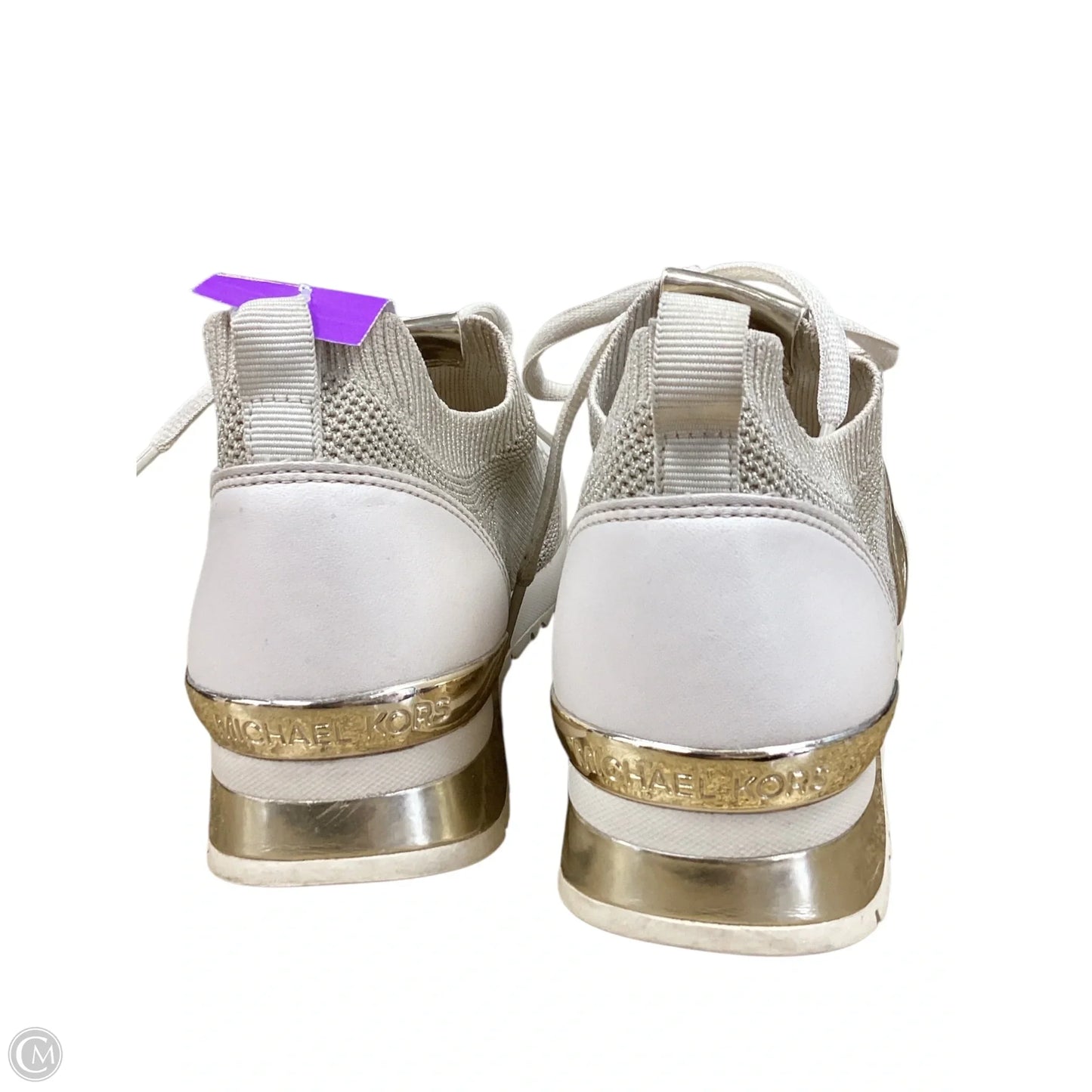 Shoes Sneakers By Michael By Michael Kors In Cream, Size: 8.5