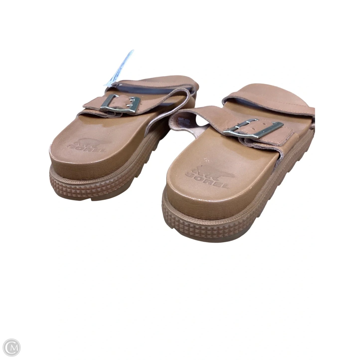 Sandals Heels Platform By Sorel In Brown, Size: 9.5