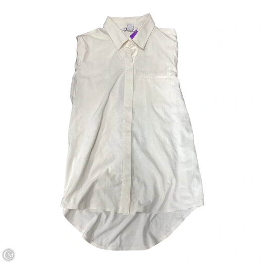 Blouse Long Sleeve By Athleta In Cream, Size: S