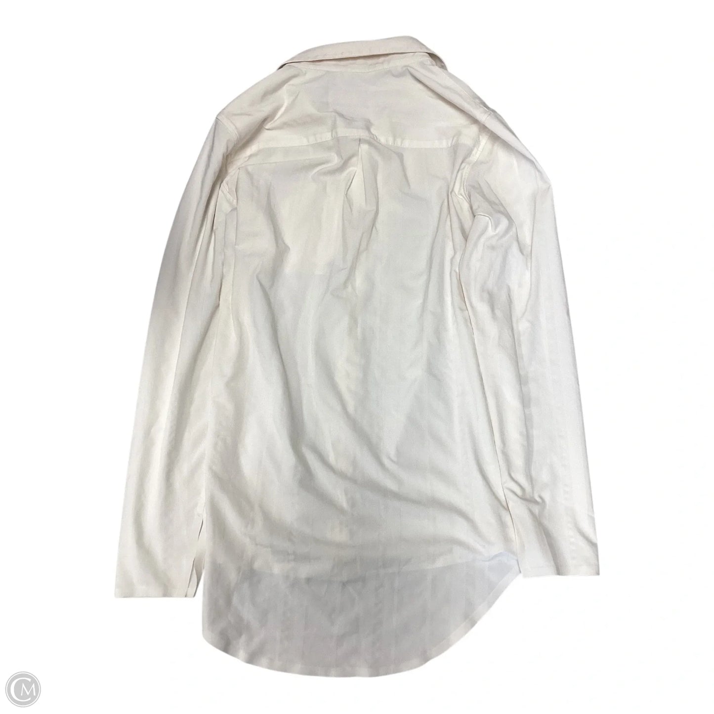 Blouse Long Sleeve By Athleta In Cream, Size: S