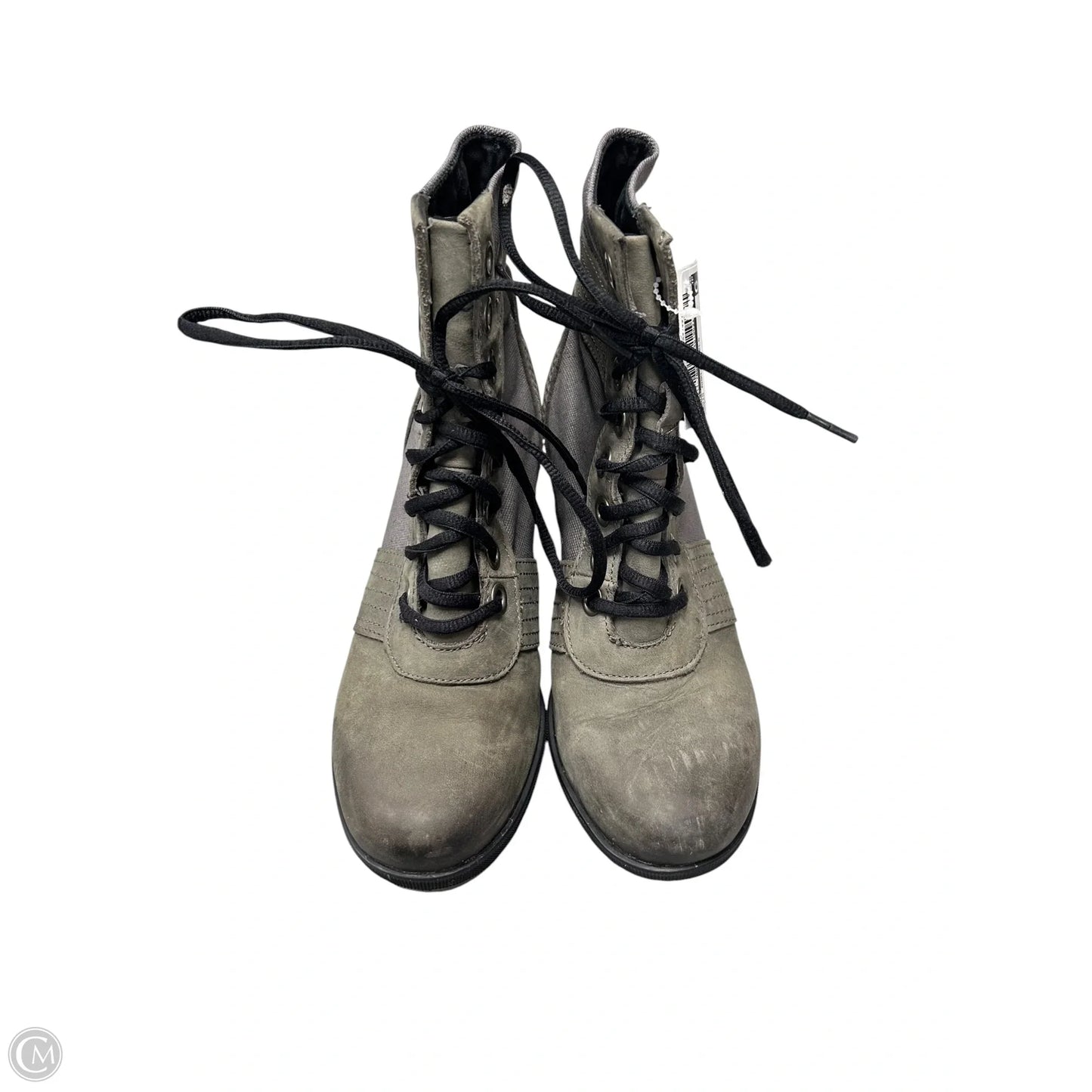 Boots Ankle Heels By Sorel In Green, Size: 7.5