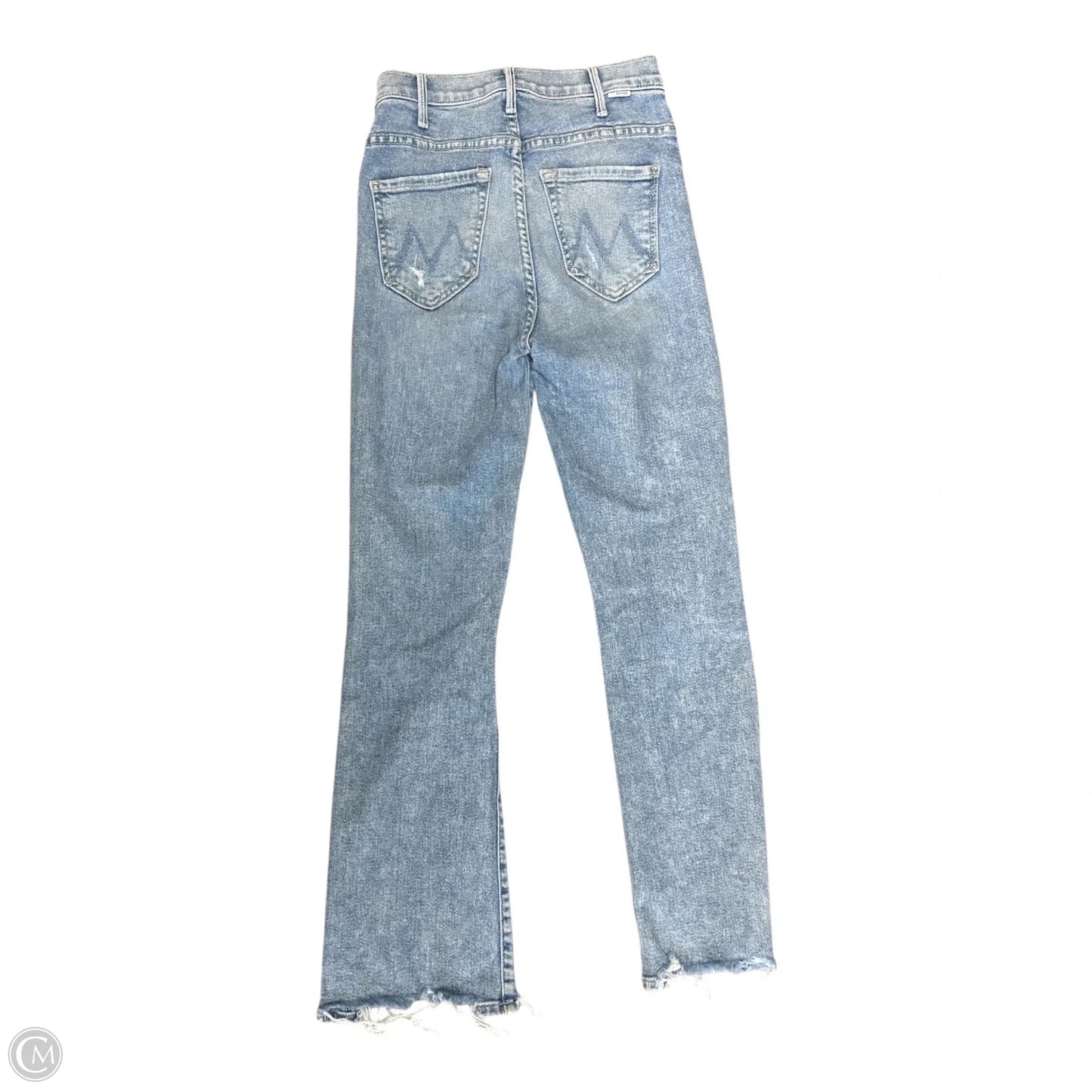 Jeans Straight By Mother In Blue Denim, Size: 0