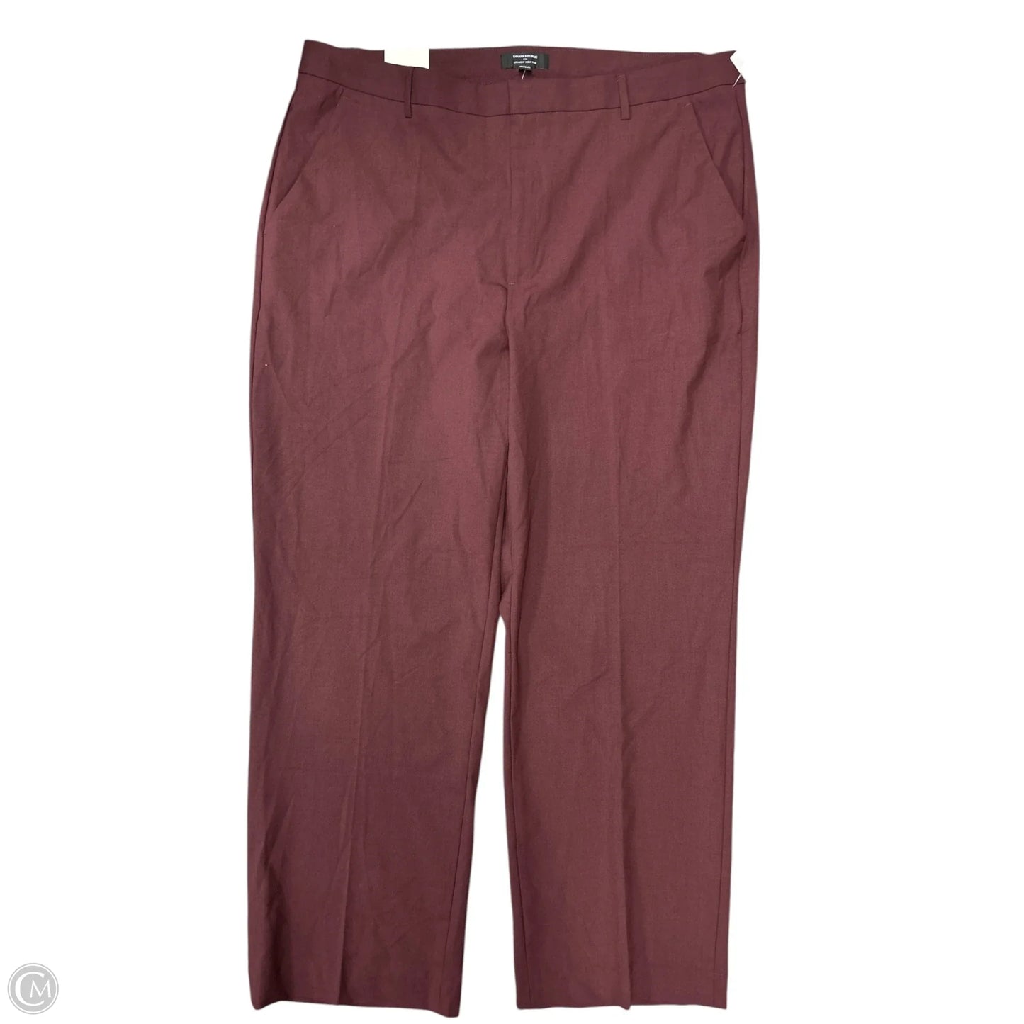 Pants Dress By Banana Republic In Maroon, Size: 20