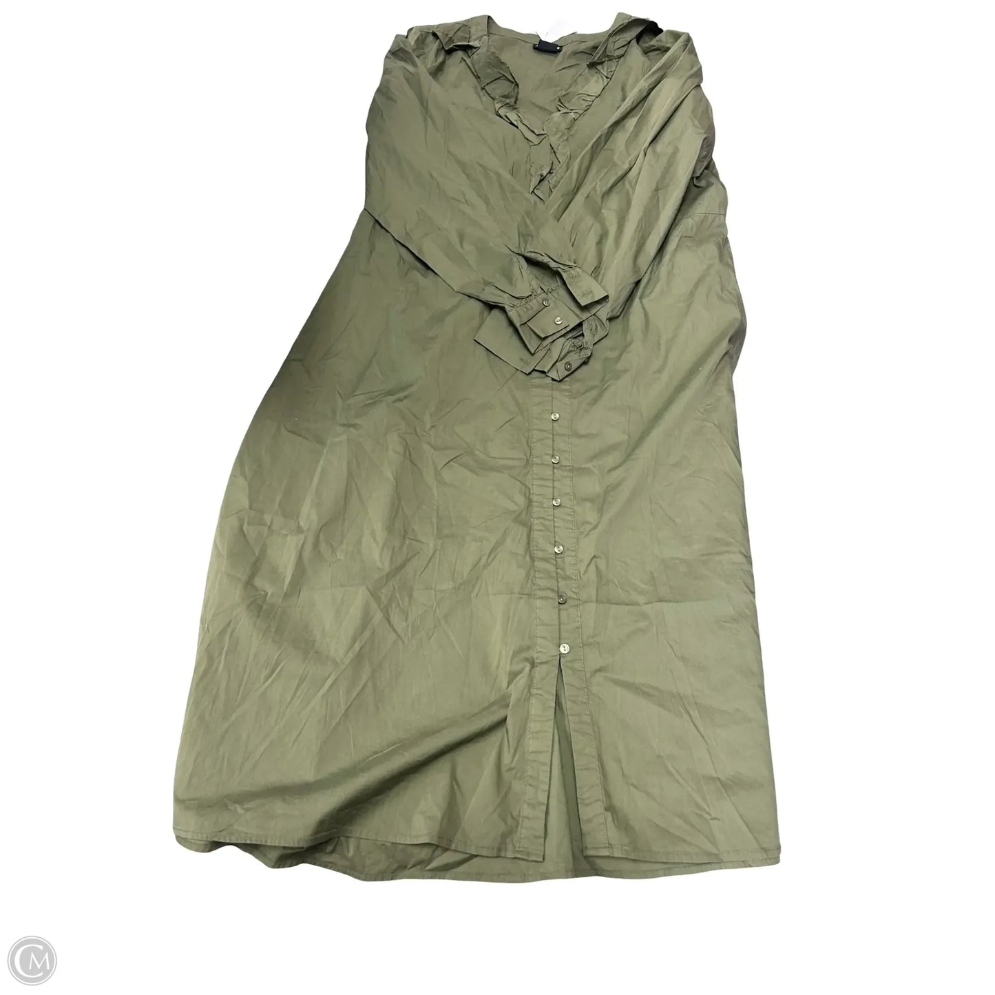 Dress Casual Maxi By City Chic In Green, Size: M