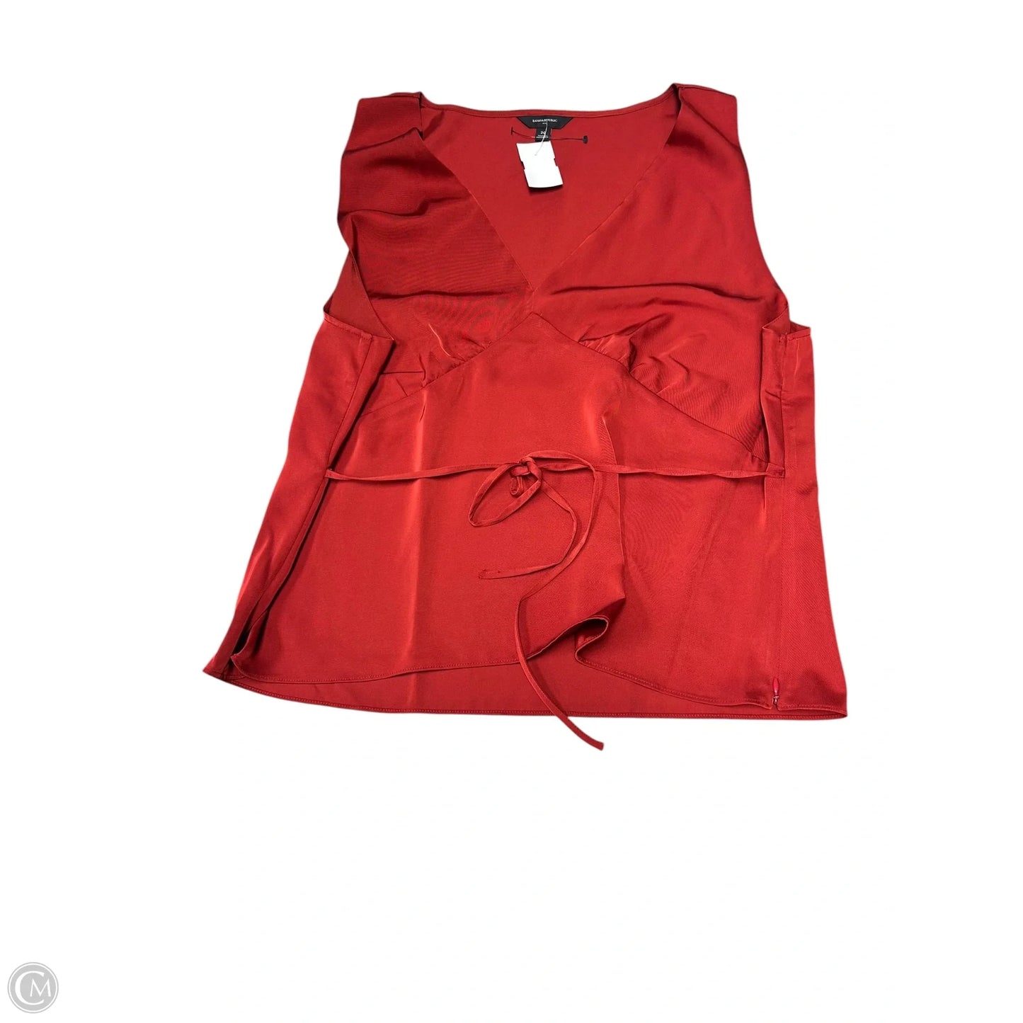 Top Sleeveless By Banana Republic In Red, Size: 20