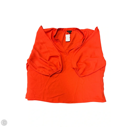 Top Long Sleeve By Ann Taylor In Red, Size: Xxl