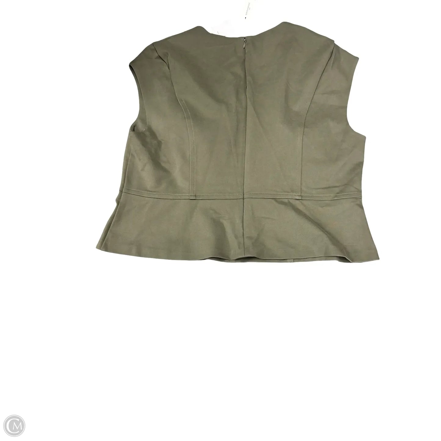 Top Sleeveless By Banana Republic In Green, Size: 20