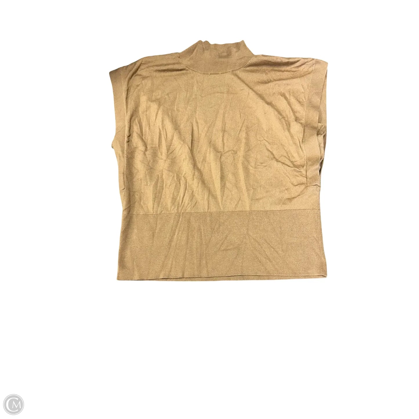 Top Short Sleeve By Banana Republic In Brown, Size: Xxl
