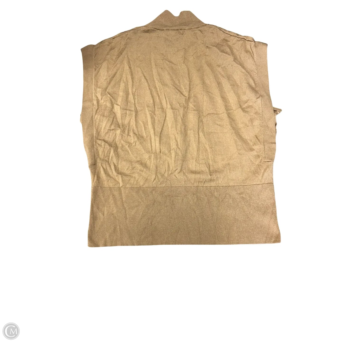 Top Short Sleeve By Banana Republic In Brown, Size: Xxl