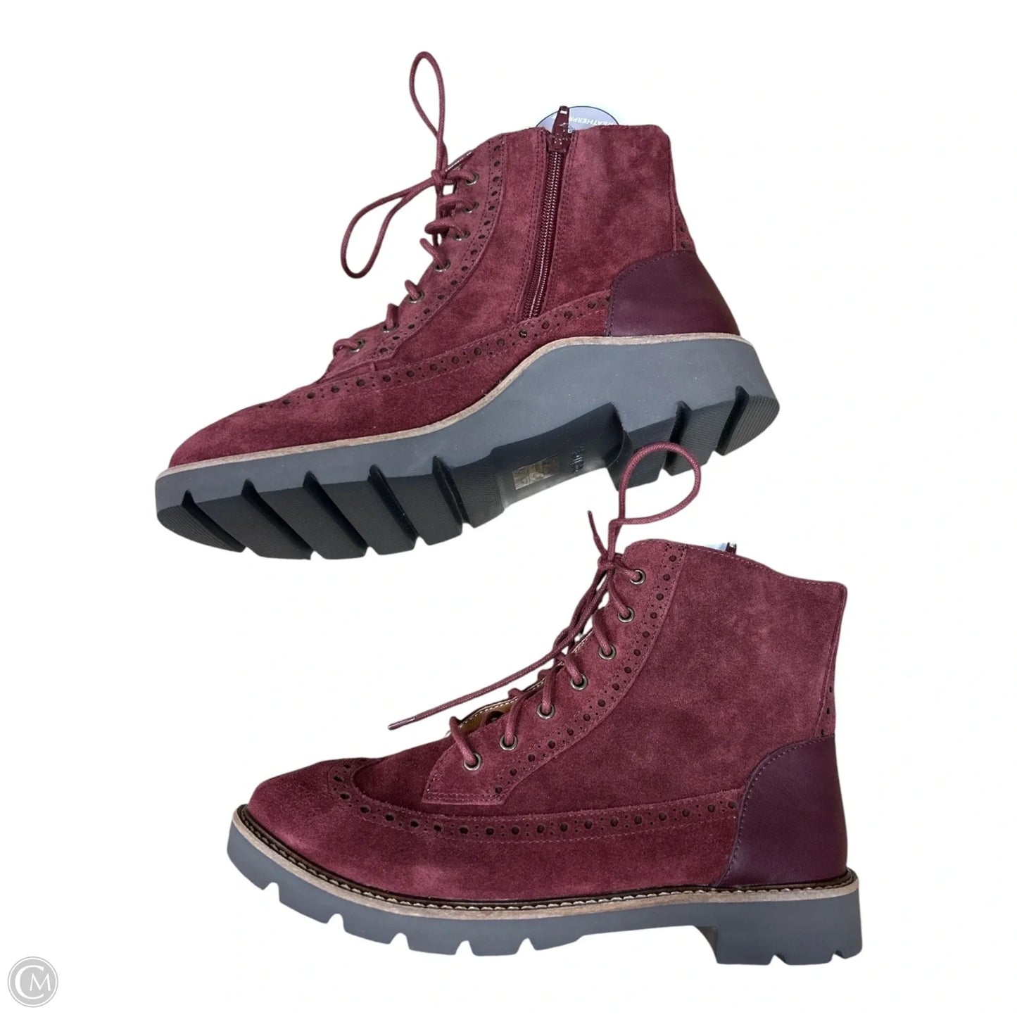 Boots Leather By Aetrex In Red, Size: 7