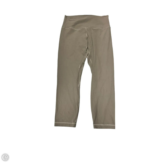 Athletic Leggings By Lululemon In Tan, Size: 8
