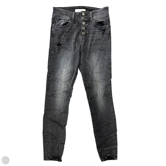 Jeans Skinny By Flying Monkey In Black, Size: 4