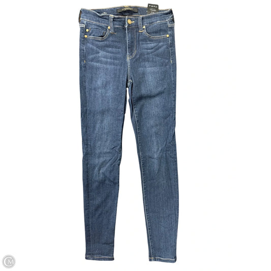 Jeans Skinny By Liverpool In Blue Denim, Size: 4
