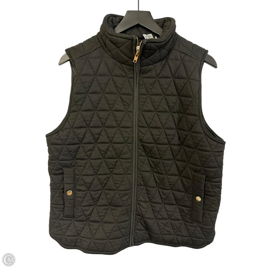 Vest Puffer & Quilted By Staccato In Black, Size: L
