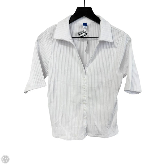 Top 3/4 Sleeve Basic By Old Navy In White, Size: L