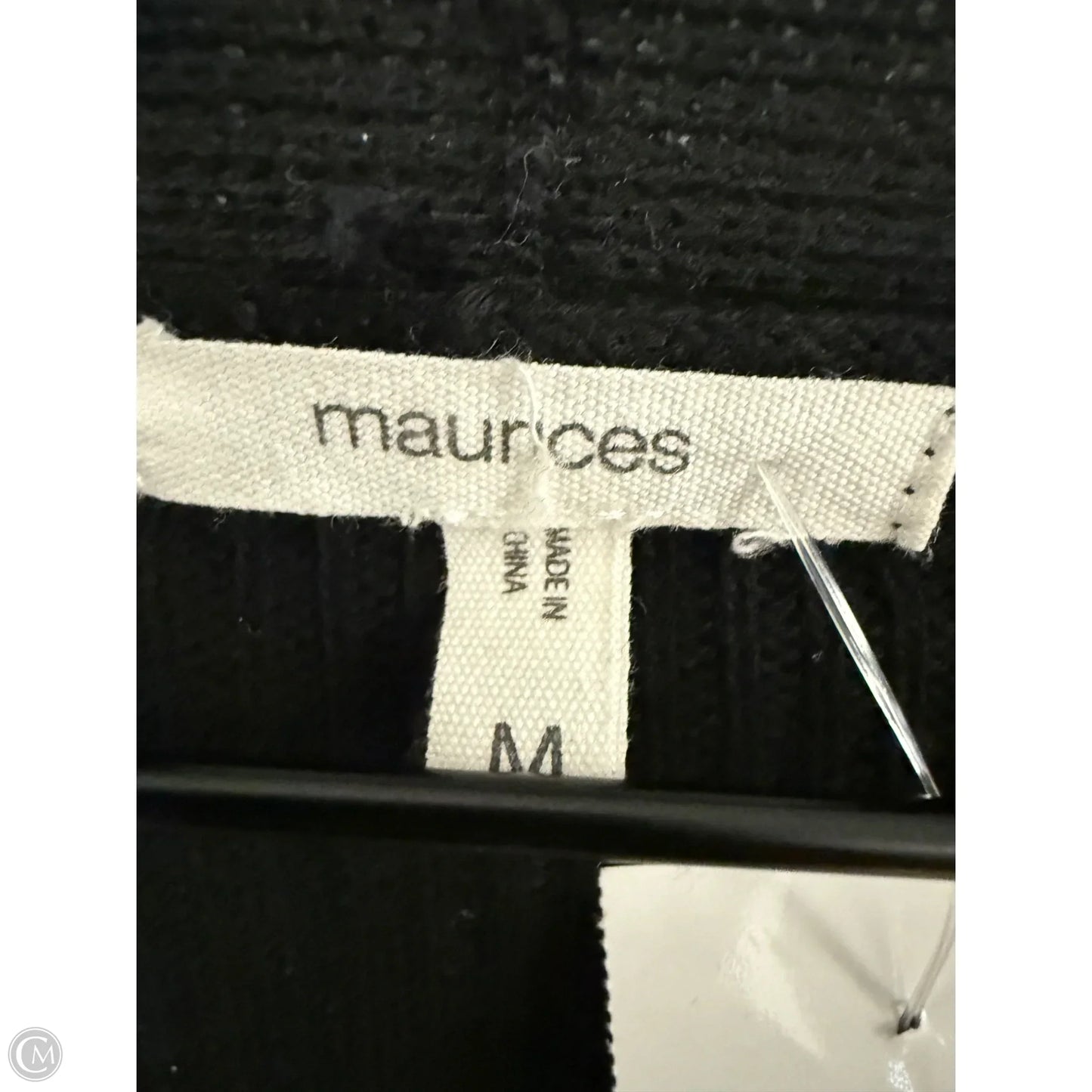 Sweater Cardigan By Maurices In Black, Size: M