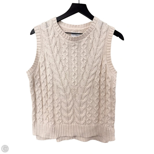 Vest Sweater By Nicole By Nicole Miller In White, Size: M