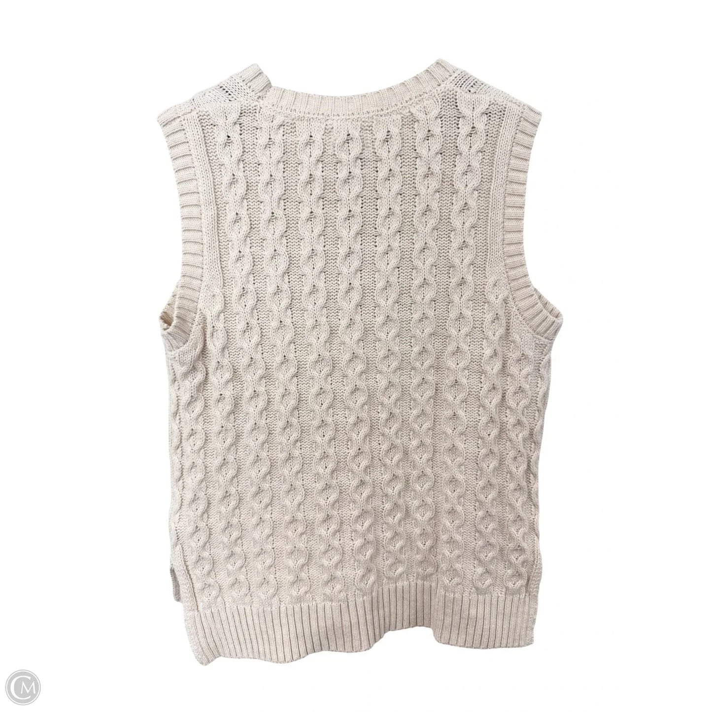 Vest Sweater By Nicole By Nicole Miller In White, Size: M