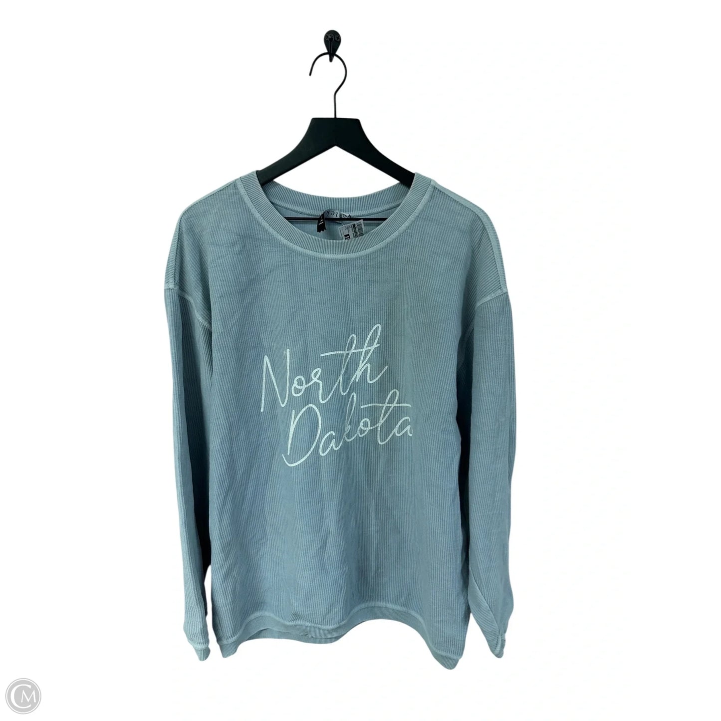 Sweatshirt Crewneck By Clothes Mentor In Blue, Size: L