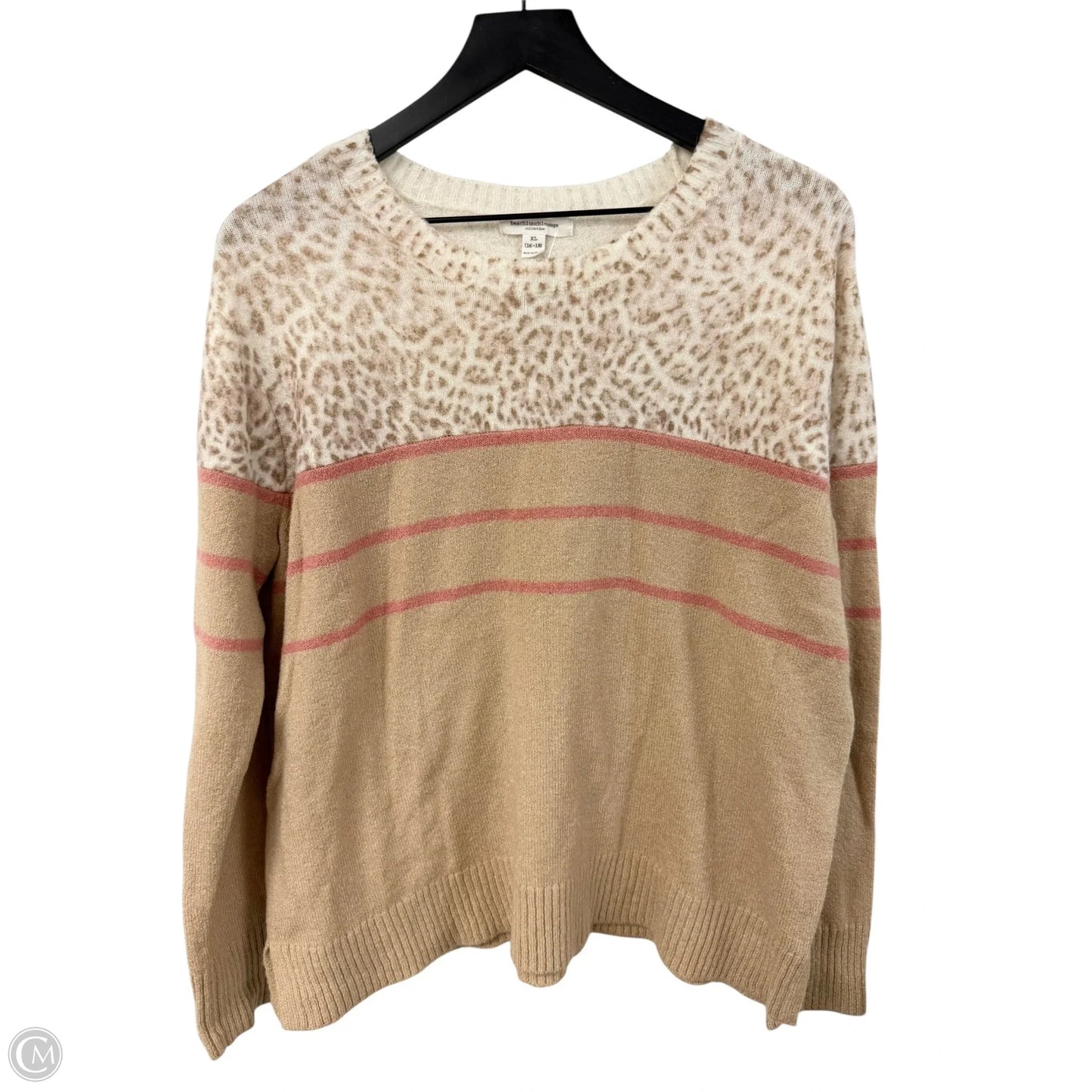 Sweater By Beachlunchlounge In Brown, Size: Xl