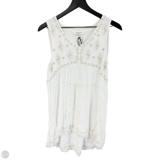 Top Sleeveless By Beachlunchlounge In White, Size: S