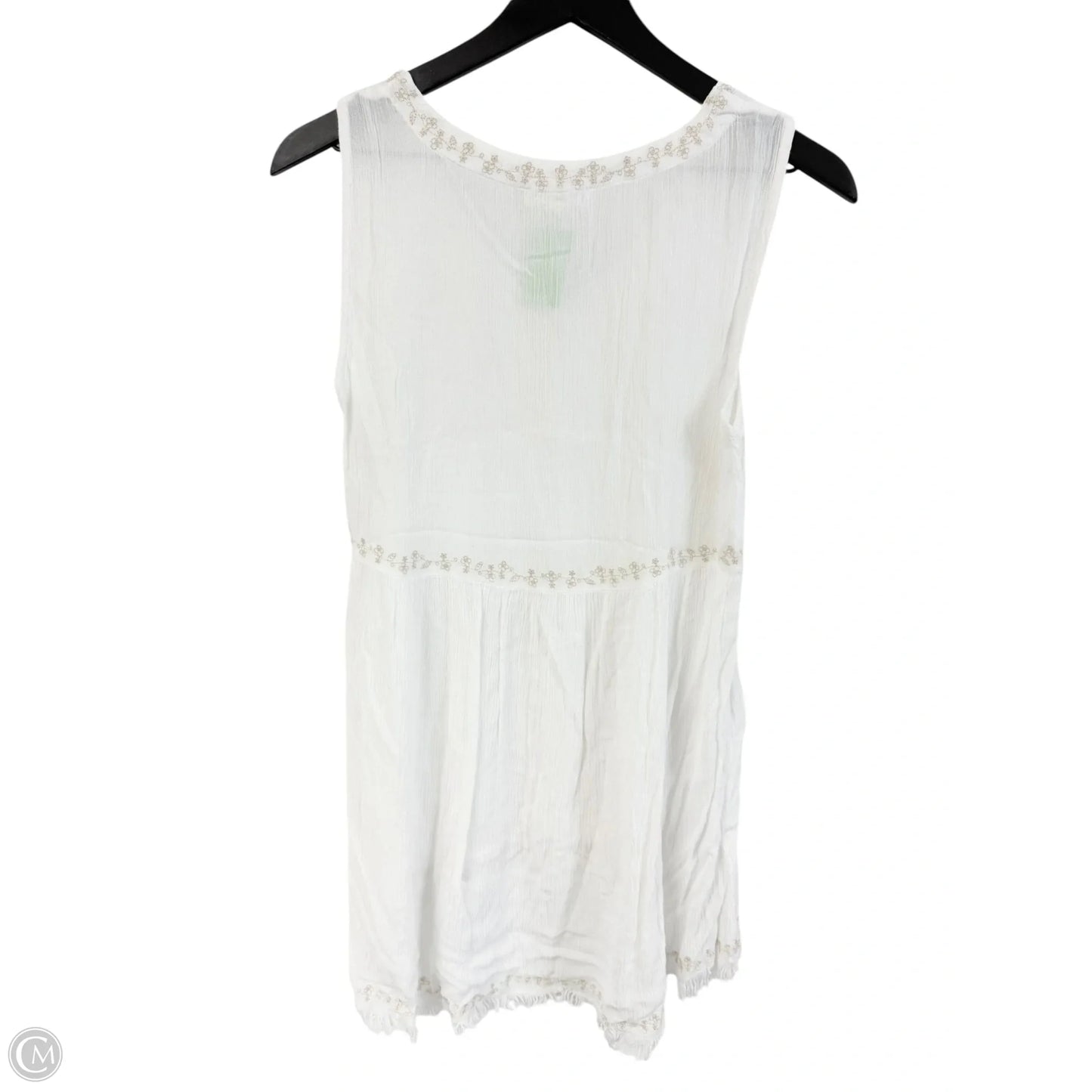 Top Sleeveless By Beachlunchlounge In White, Size: S