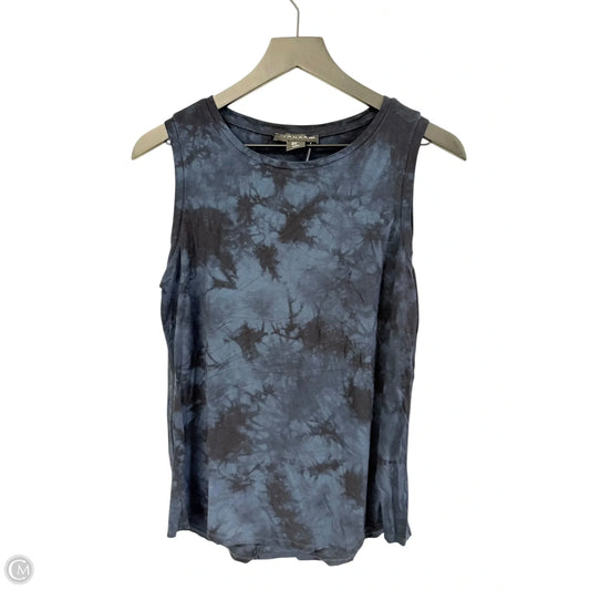 Top Sleeveless By Tahari By Arthur Levine In Navy, Size: M