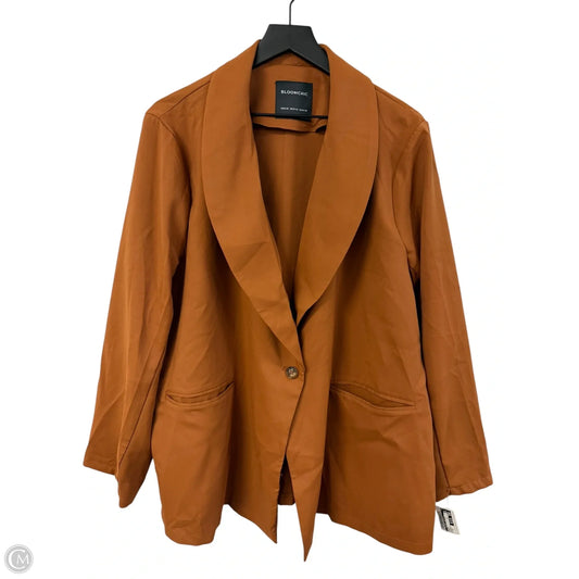 Blazer By Clothes Mentor In Orange, Size: 2x