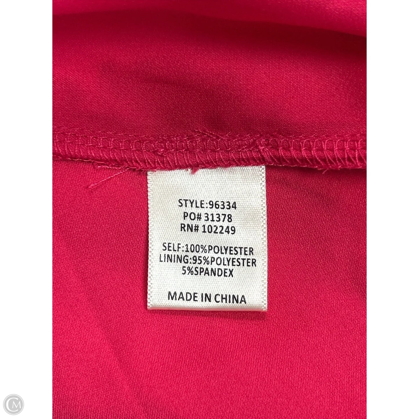 Dress Party Long By Skies Are Blue In Pink, Size: L