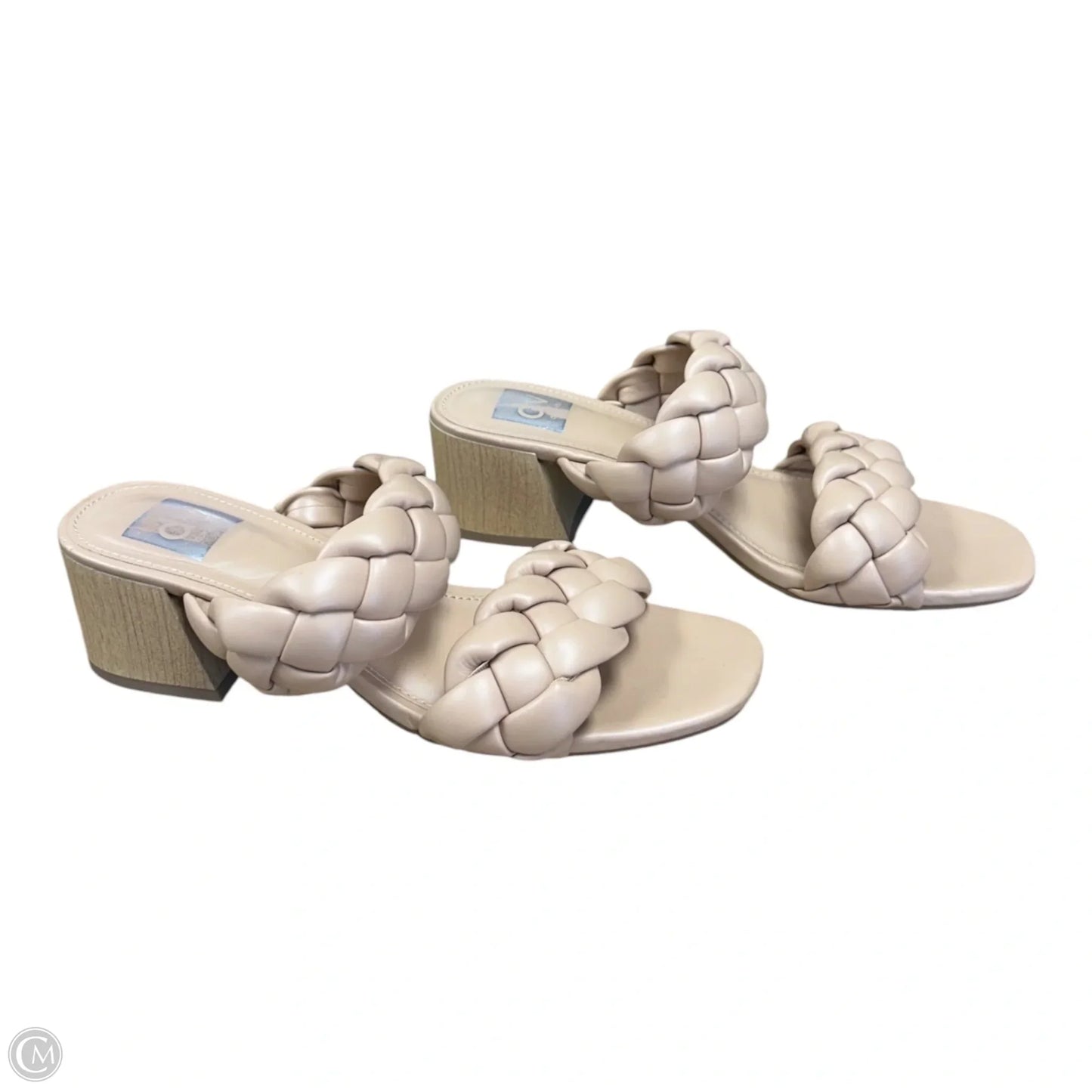 Sandals Heels Block By Dolce Vita In Tan, Size: 8