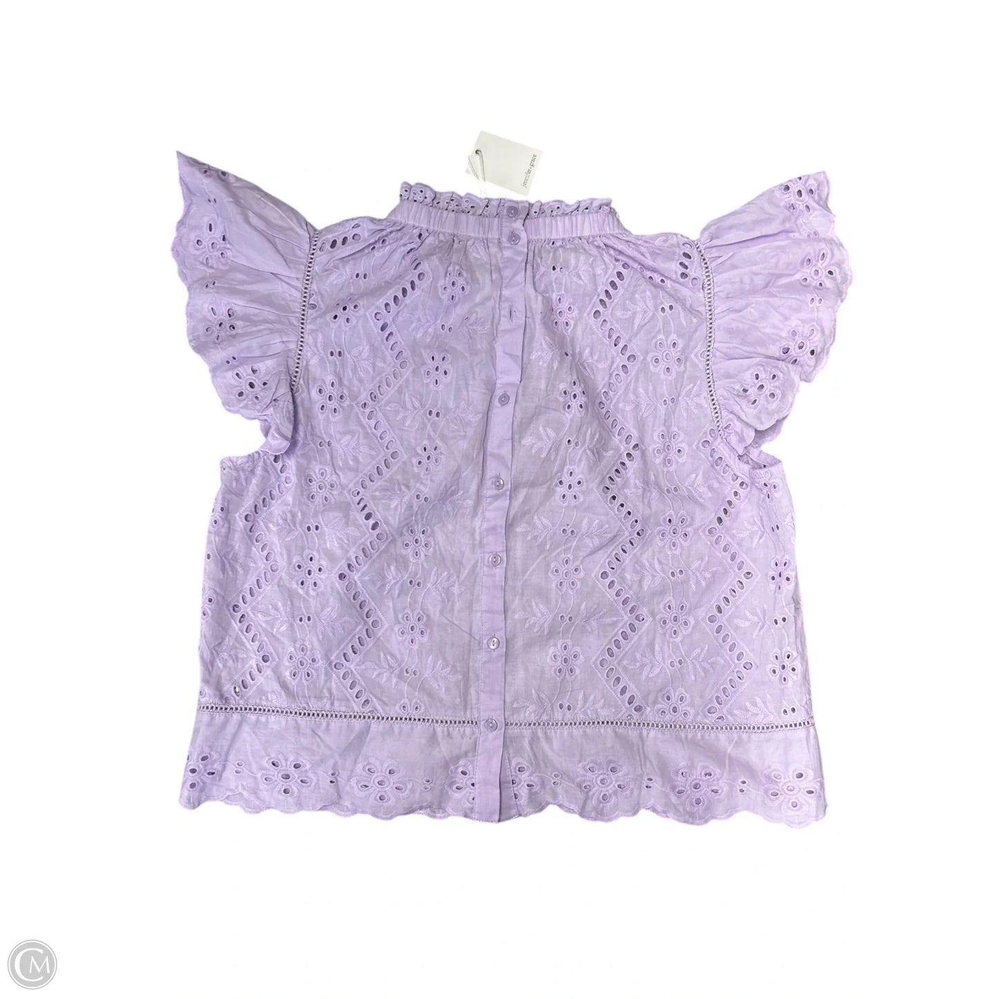 Top Short Sleeve By Clothes Mentor In Purple, Size: M