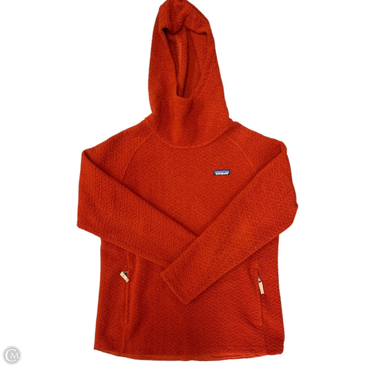 Sweatshirt Hoodie By Patagonia In Orange, Size: L
