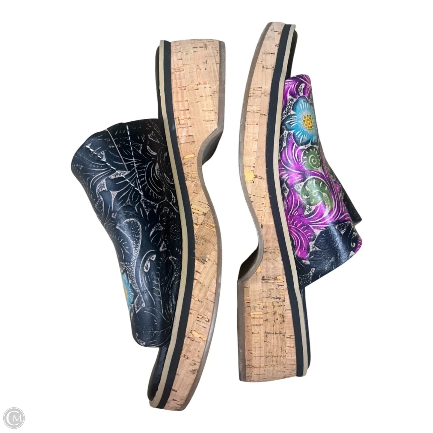 Sandals Flats By Spring Step In Floral Print, Size: 9.5