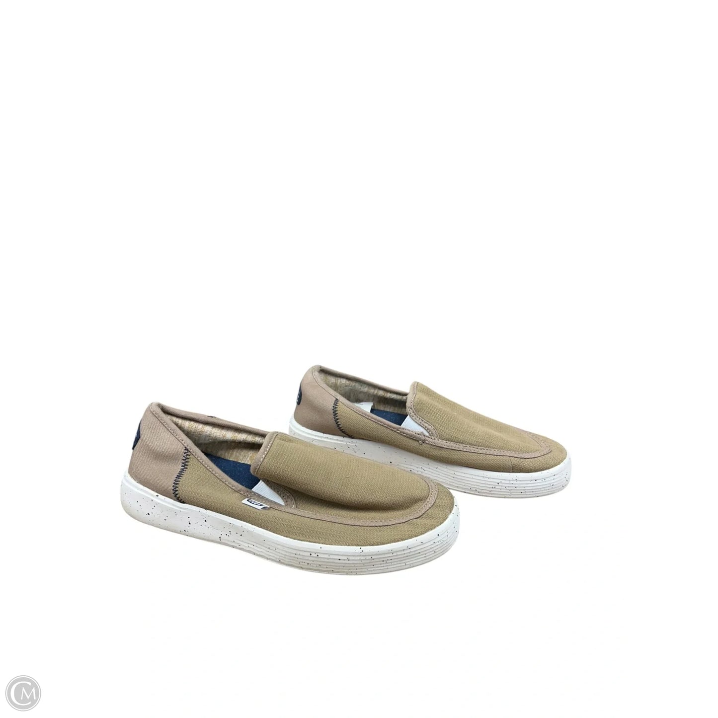 Shoes Flats By Hey Dude In Tan, Size: 8