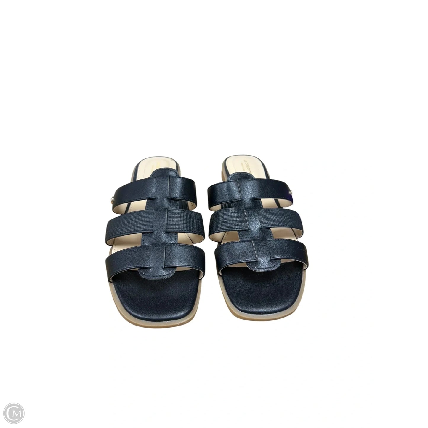 Sandals Flats By Liz Claiborne In Black, Size: 11
