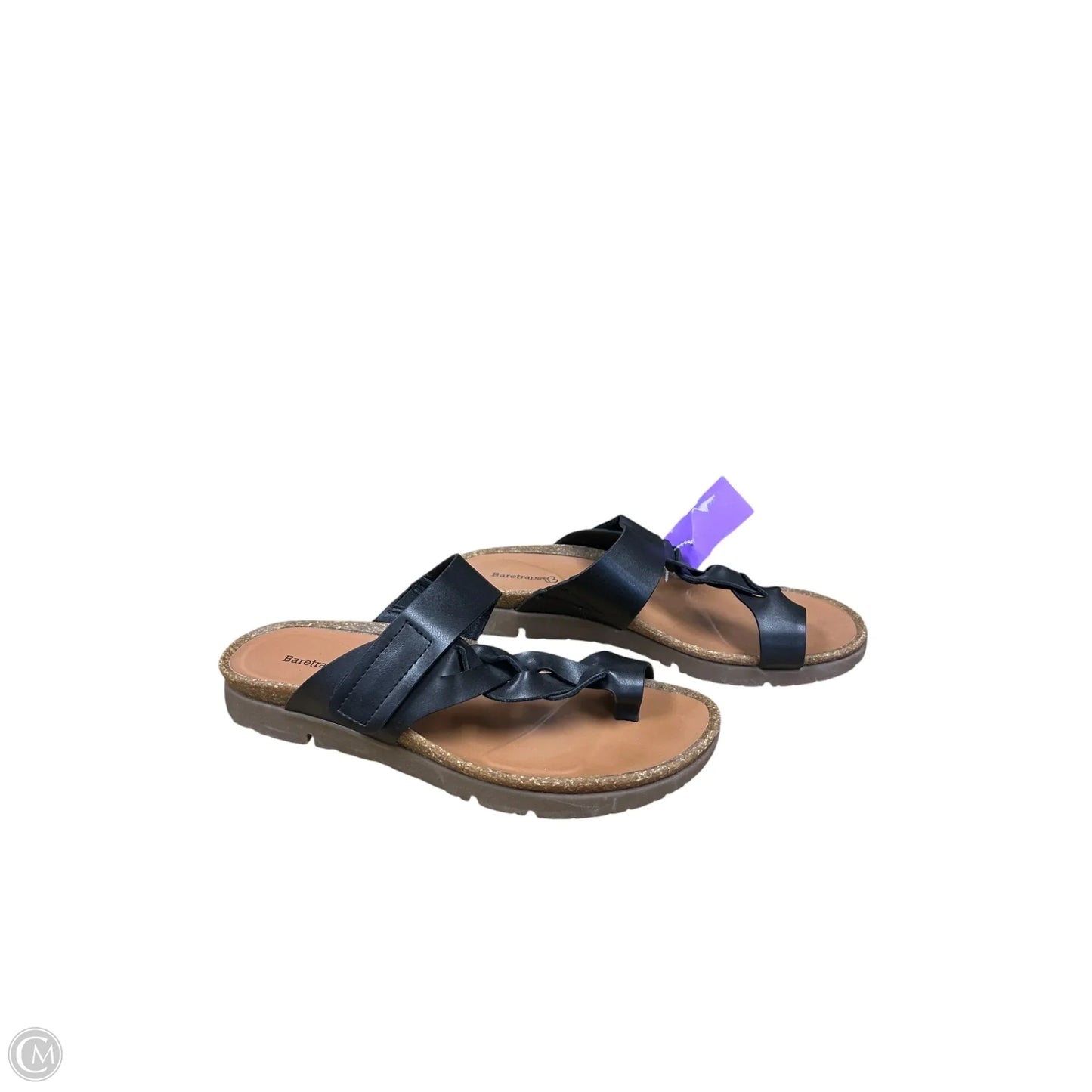 Sandals Flats By Bare Traps In Black, Size: 8