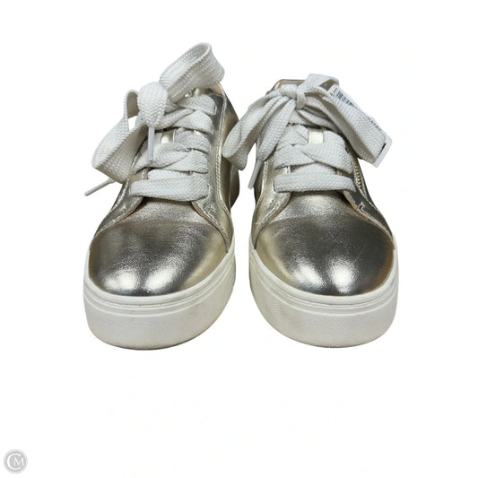 Shoes Sneakers By Clarks In Gold, Size: 6.5