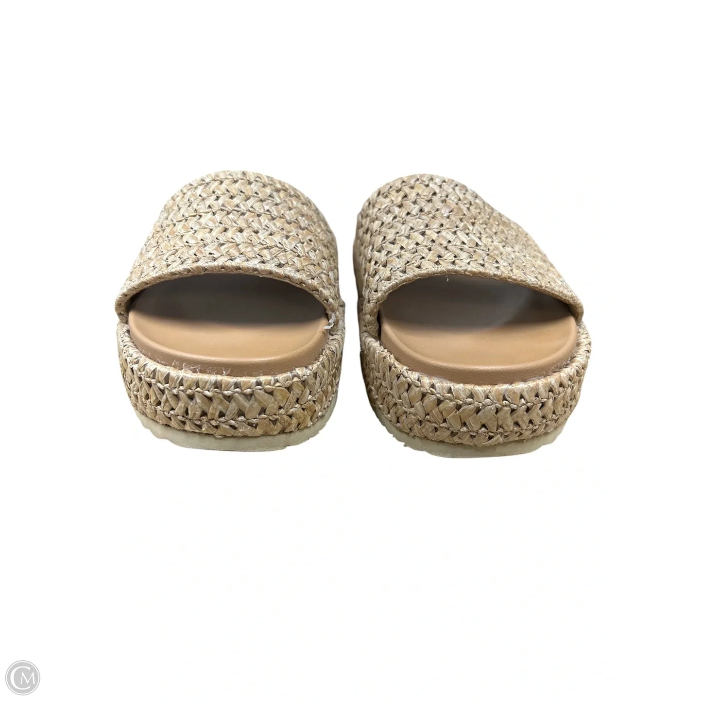 Sandals Heels Platform By Dolce Vita In Tan, Size: 8.5