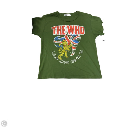 Top Short Sleeve By Daydreamer In Green, Size: M