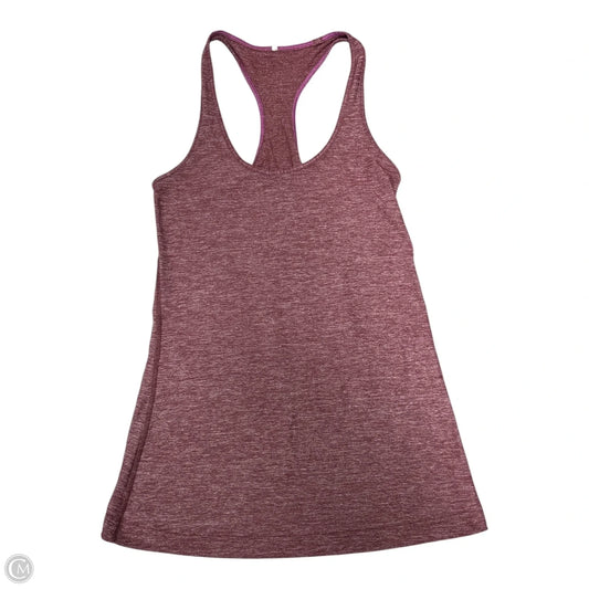 Athletic Tank Top By Lululemon In Purple, Size: 4