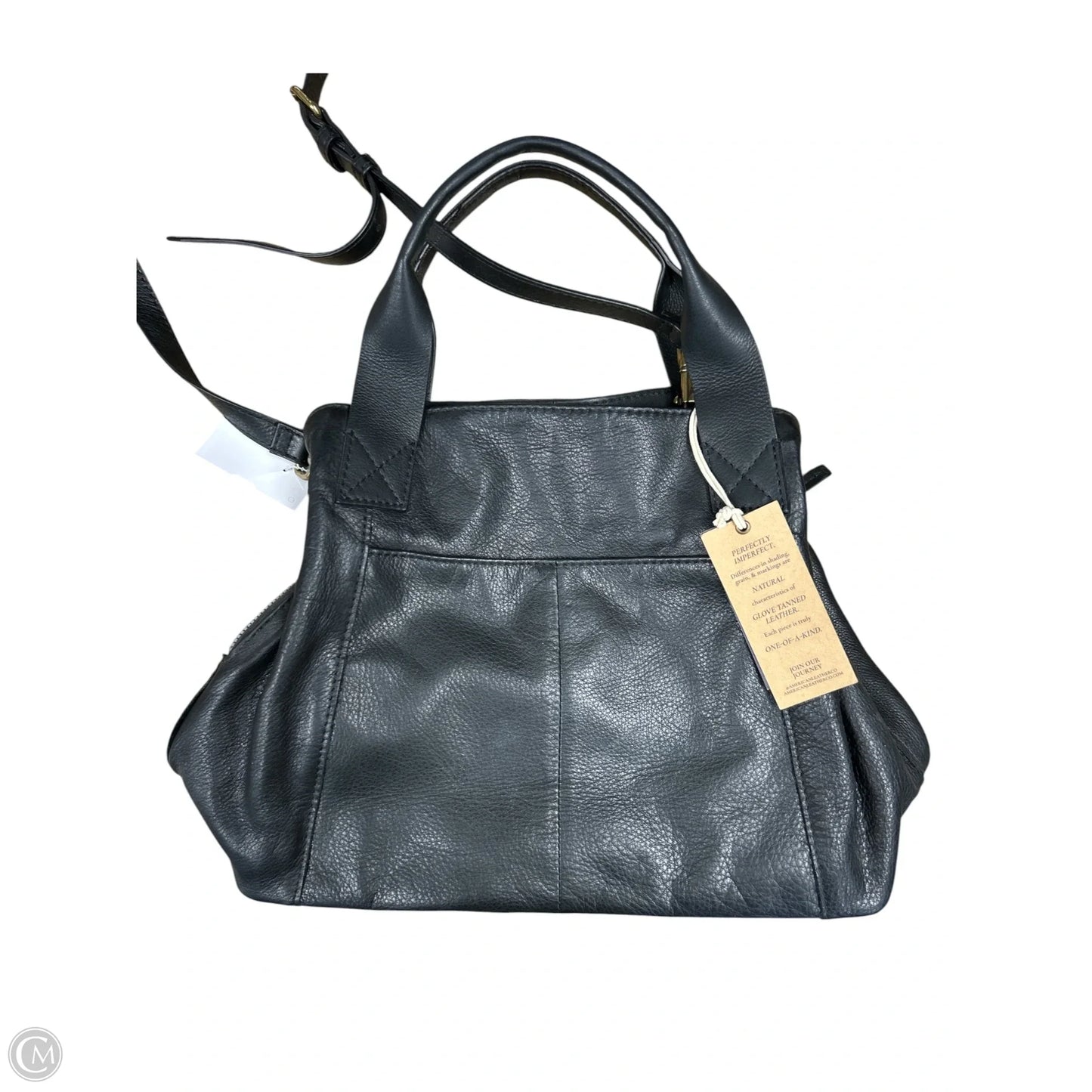 Handbag Leather By Cmc, Size: Medium