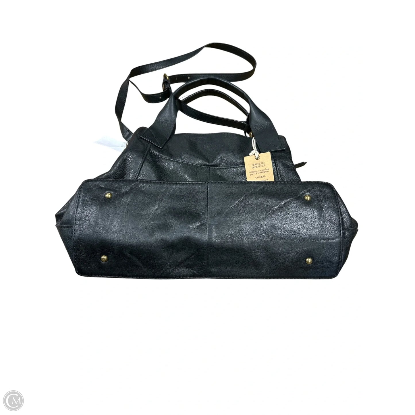 Handbag Leather By Cmc, Size: Medium