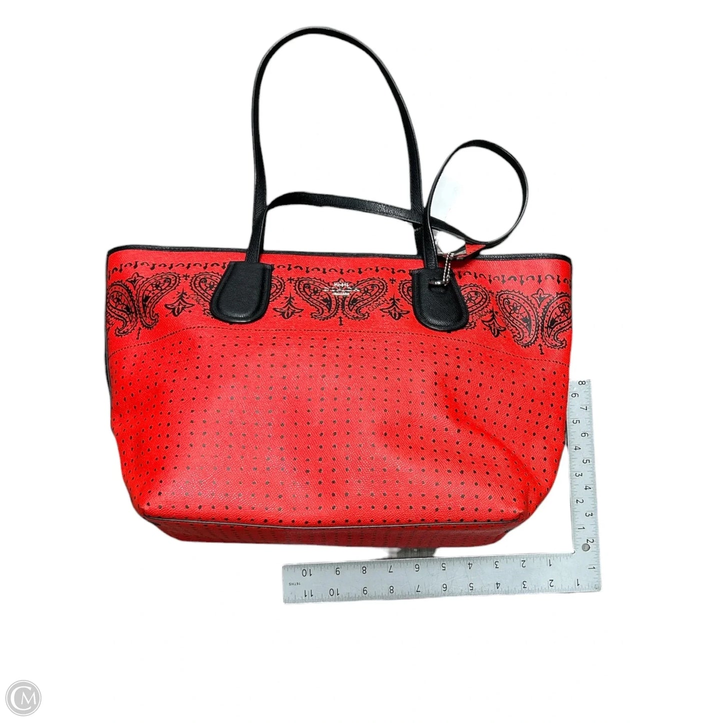 Tote Designer By Coach, Size: Large