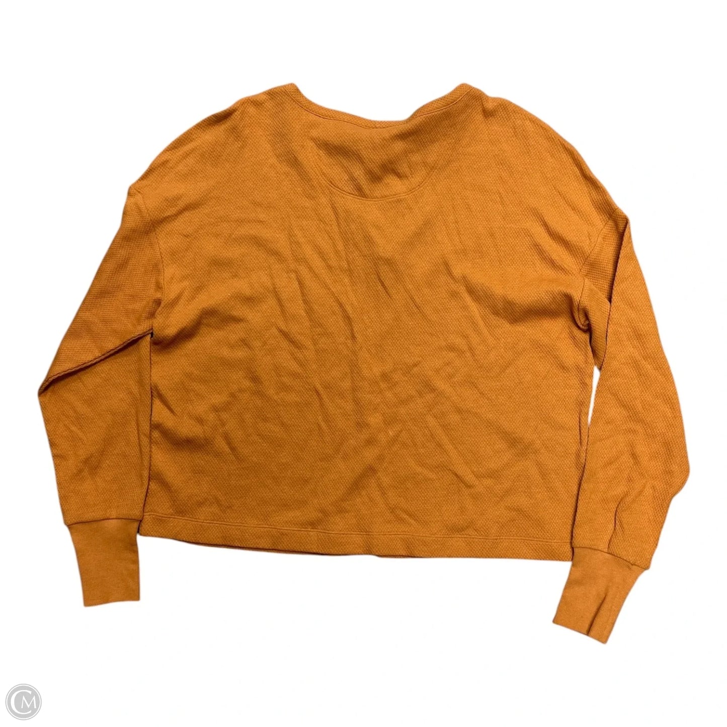 Top Long Sleeve By Cabi In Orange, Size: S