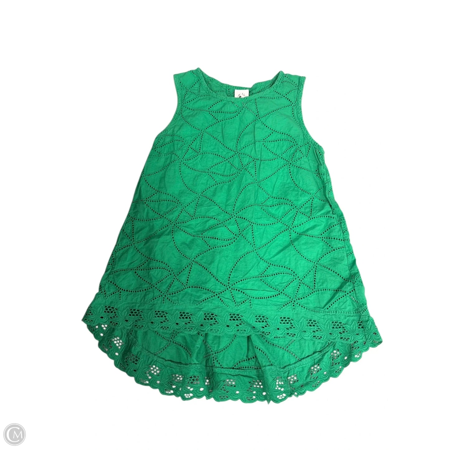 Top Sleeveless By Cabi In Green, Size: Xs