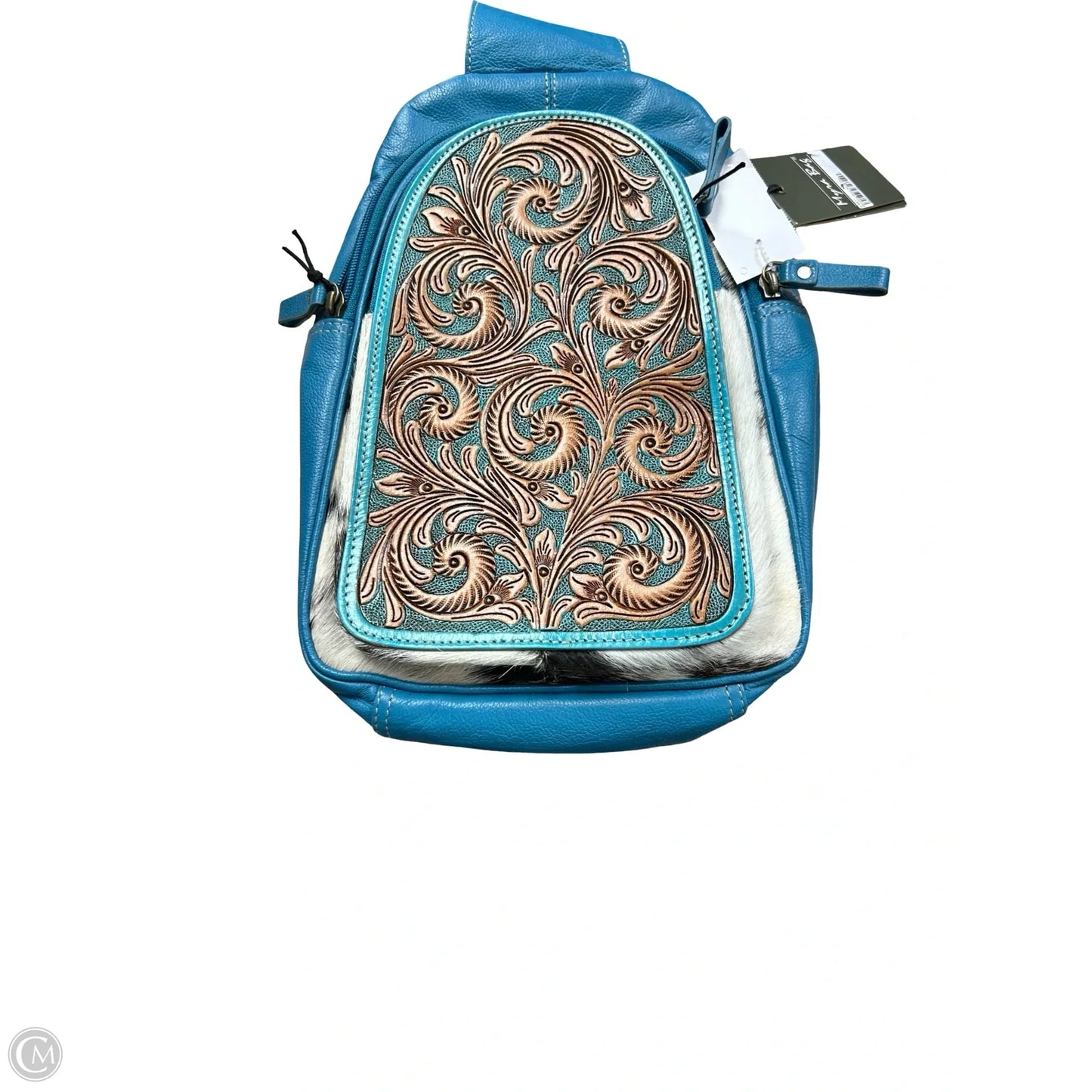 Crossbody Leather By Myra, Size: Medium