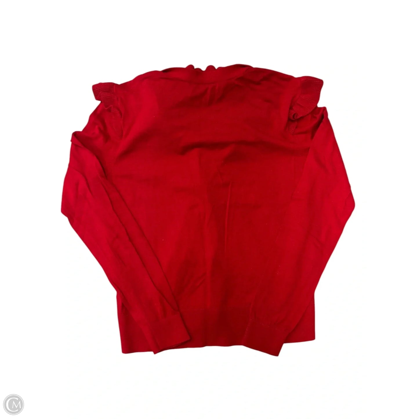 Top Long Sleeve By Cabi In Red, Size: S